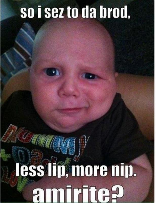 funny baby talkingphoto