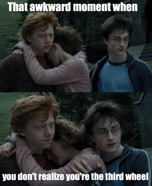 The Awkward Moment When Harry Potter Dump A Day