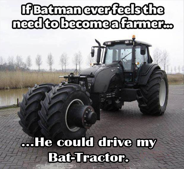 the bat tractor