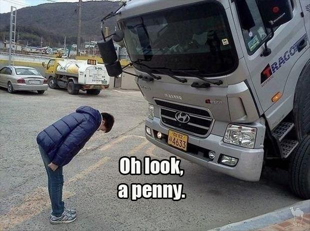 Oh look a penny truck