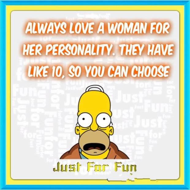 a love a woman for her personality