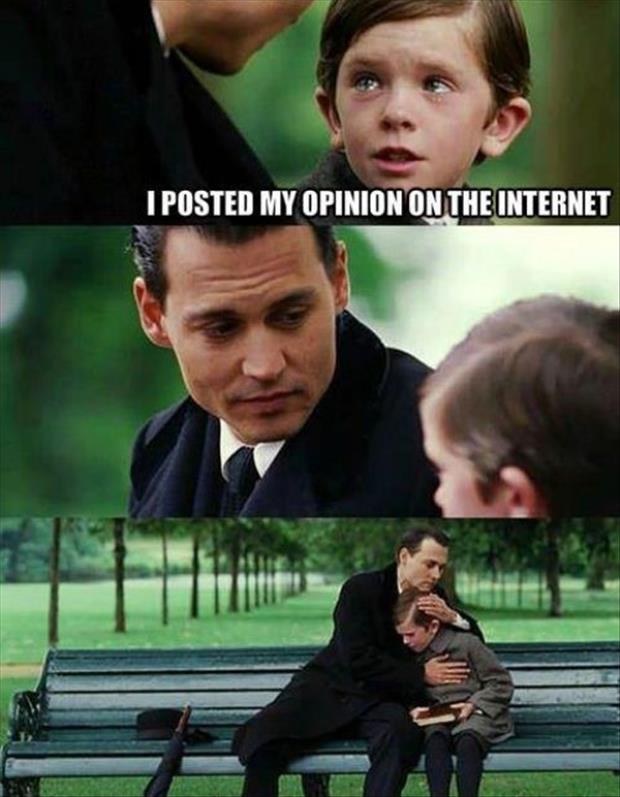 funny opinion on the internet