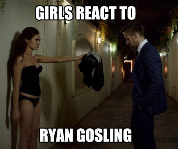 girls take their clothes off for ryan gosling