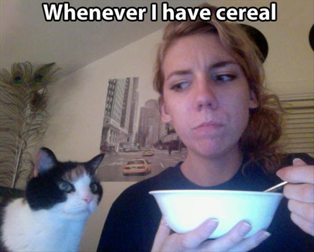 whenever I have cereal
