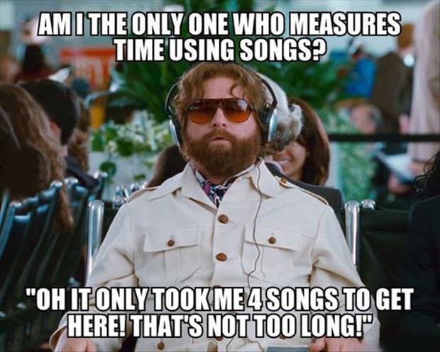 a measure time with songs