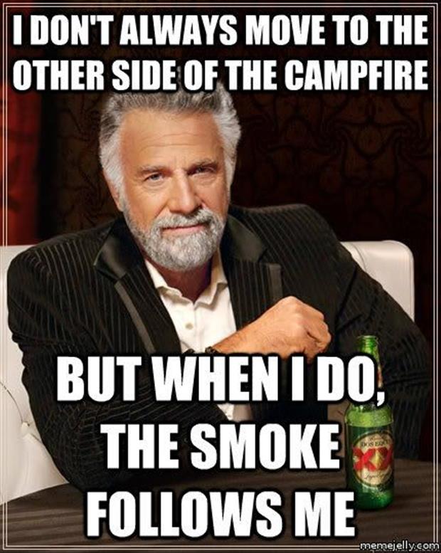 funny memes camp fire