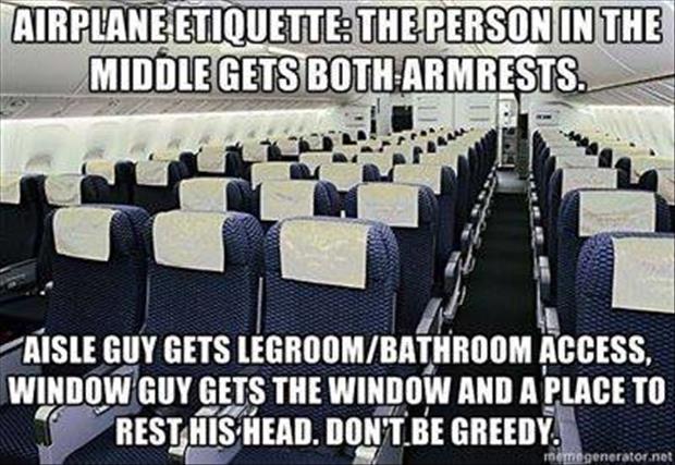 proper airplane behavior