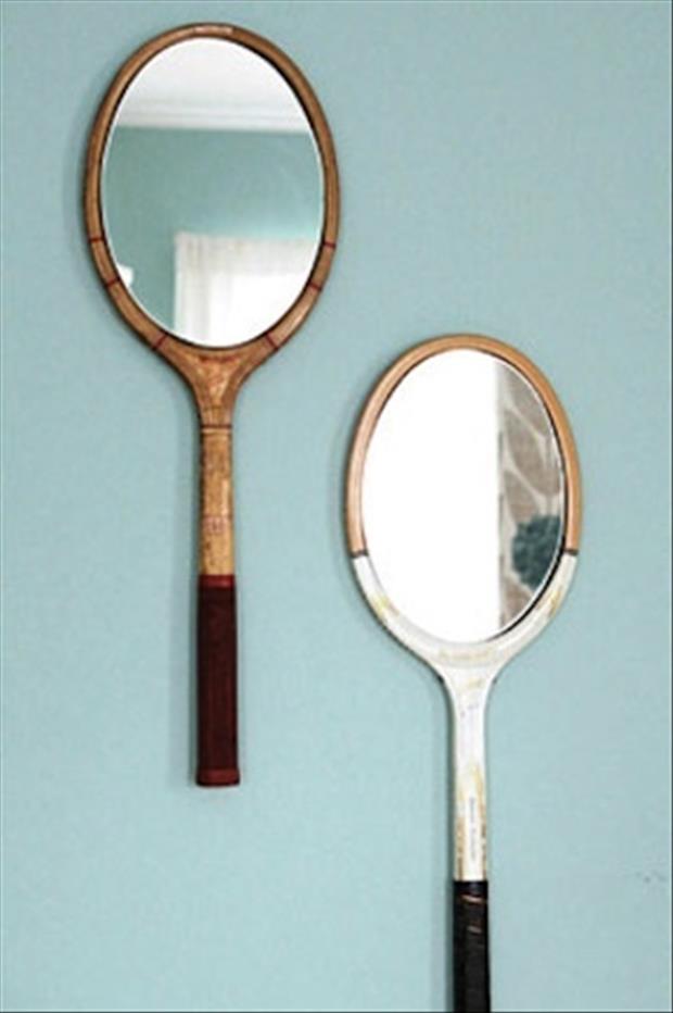 mirror tennis rackets