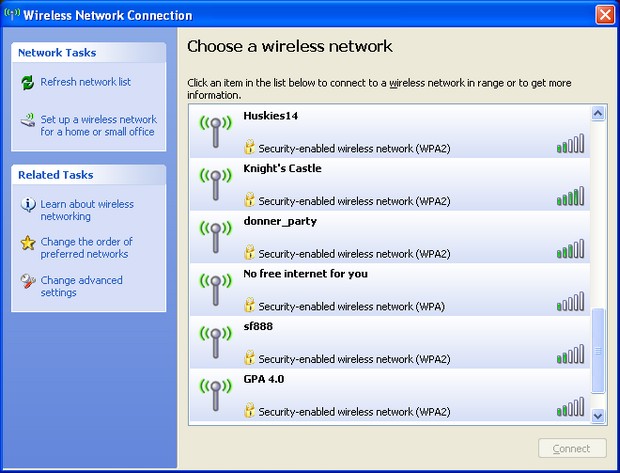 Funny Network Names