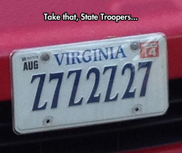 funny license plates