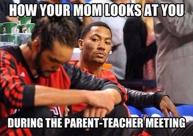 how your mom looks at you