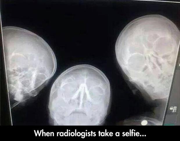 radiologists taking a selfie