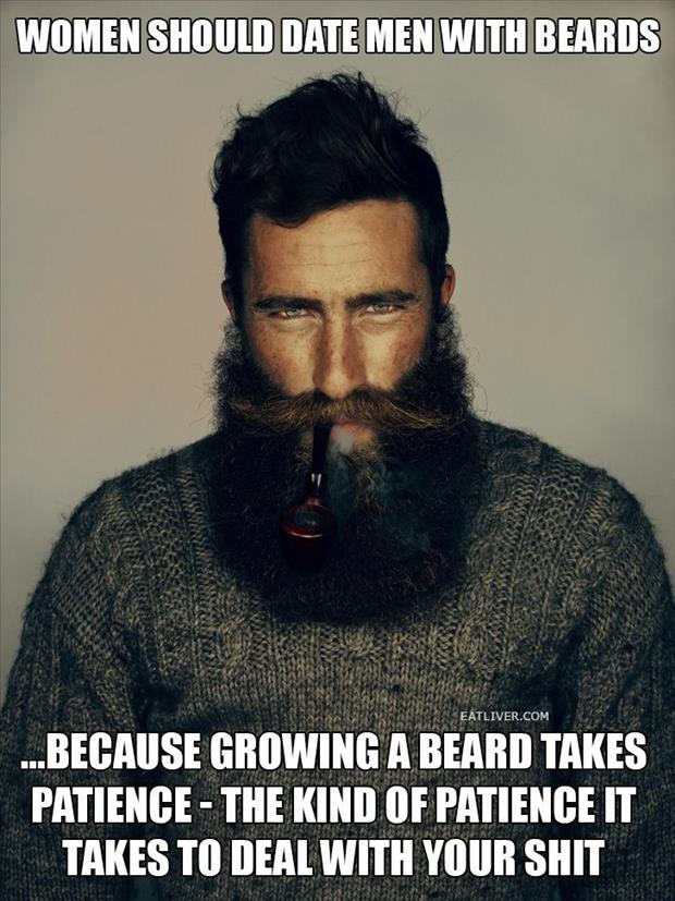 why women should date men with beards