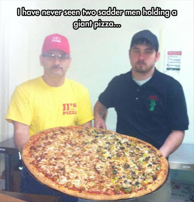 huge pizza