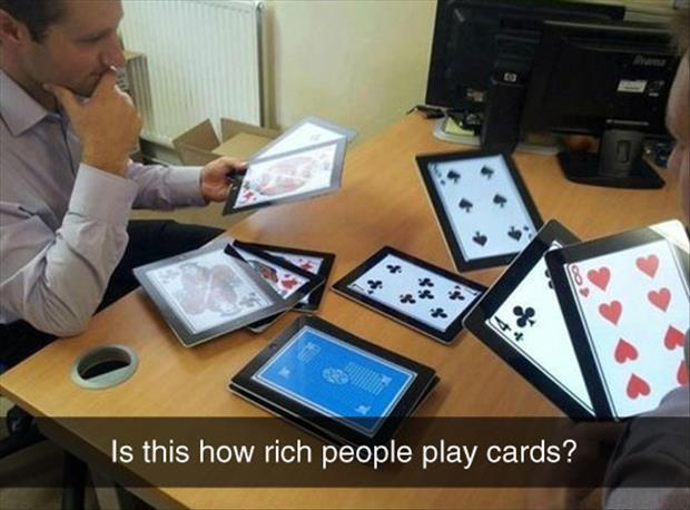 rich kids playing poker