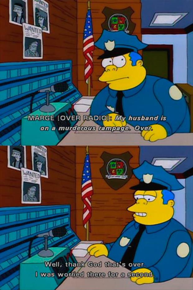 simpsons captions