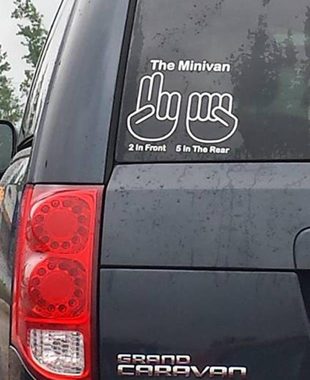 the minivan