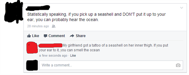 you can smell her ocean