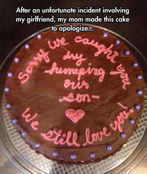 funny cake dry humping