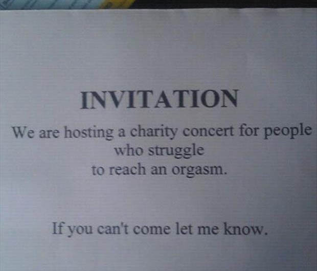 funny invitations