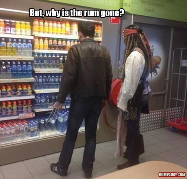 why is the rum gone