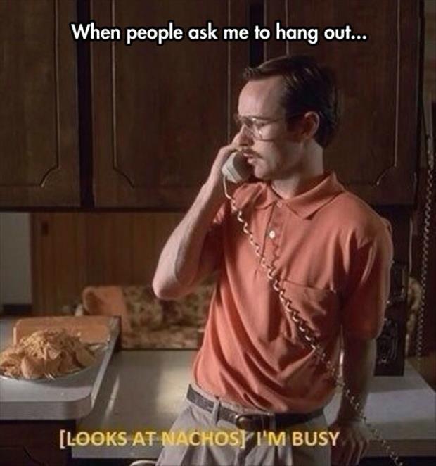 I'm busy