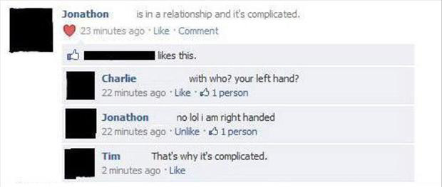 facebook relationship status funny