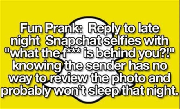 fun snapchat prank