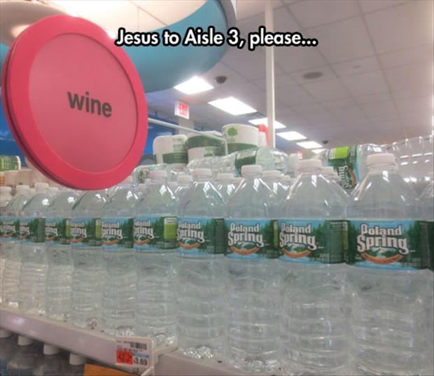 jesus on aisle three please