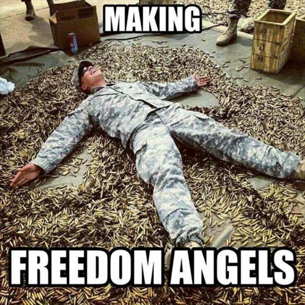 making freedom angels