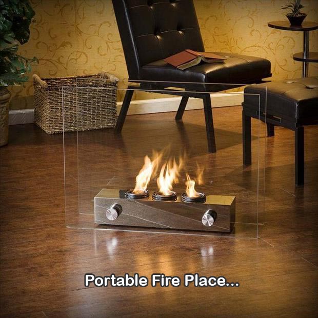 portable fire place