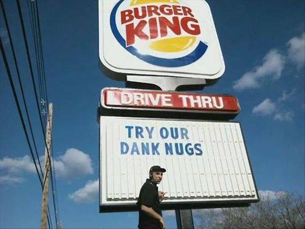 try burger king