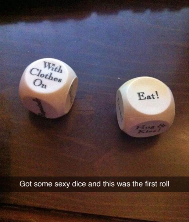 first roll with sex dice