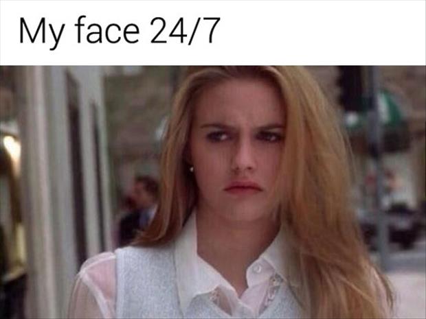 my face