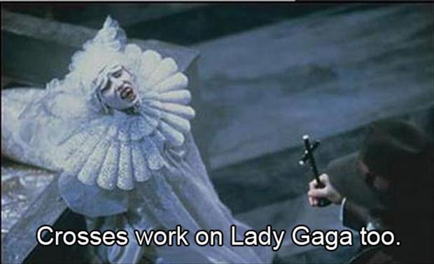 crosses work on lady gaga too