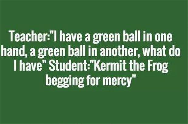 green balls