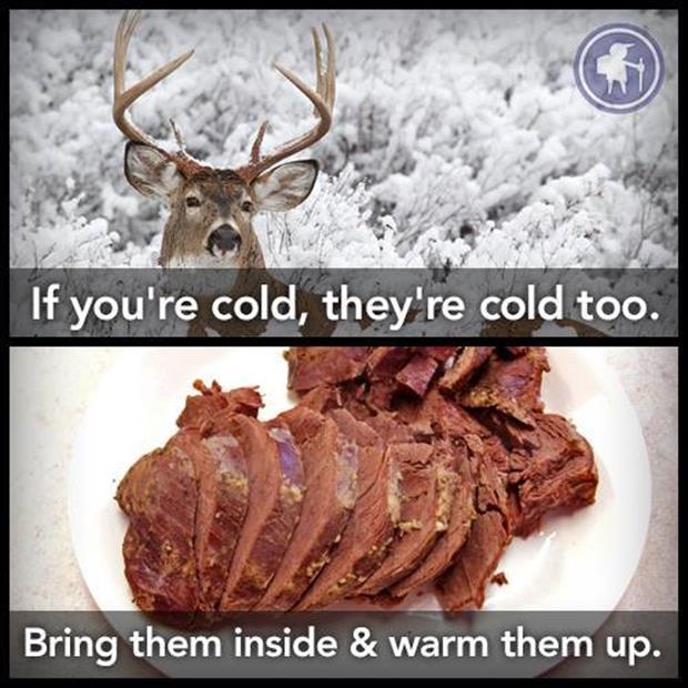 if you're cold