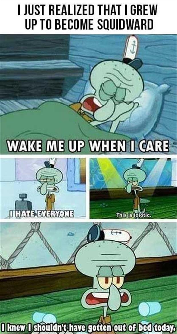 this time I'm squidward