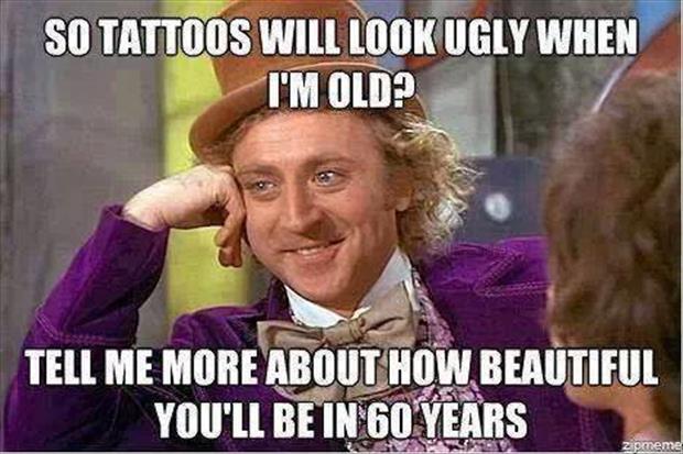 you'll look amazing when you're old