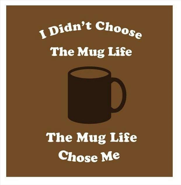 I didn't choose the mug life