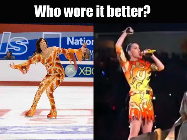 a Katy Perry outfits meme