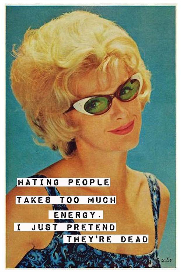 hating people