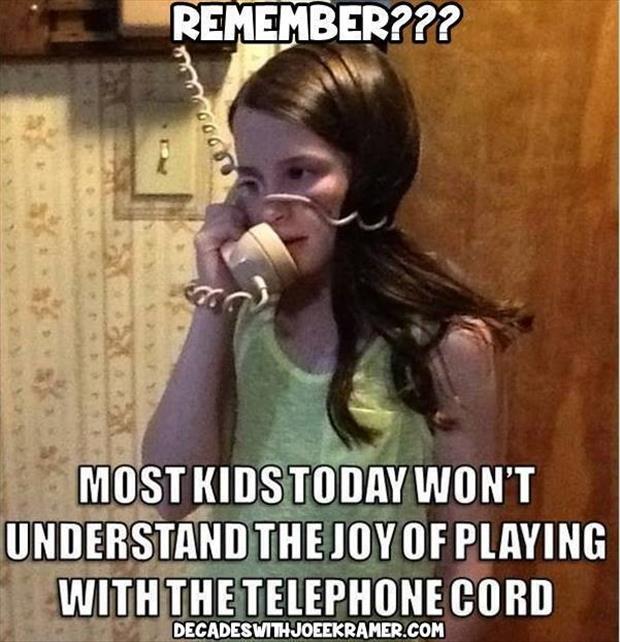 remember the phone cord