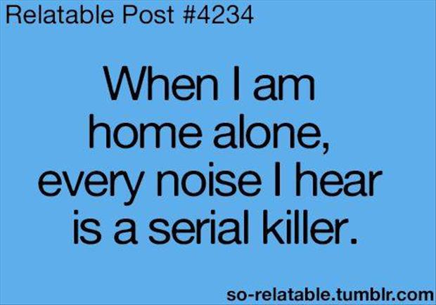 when you're home alone