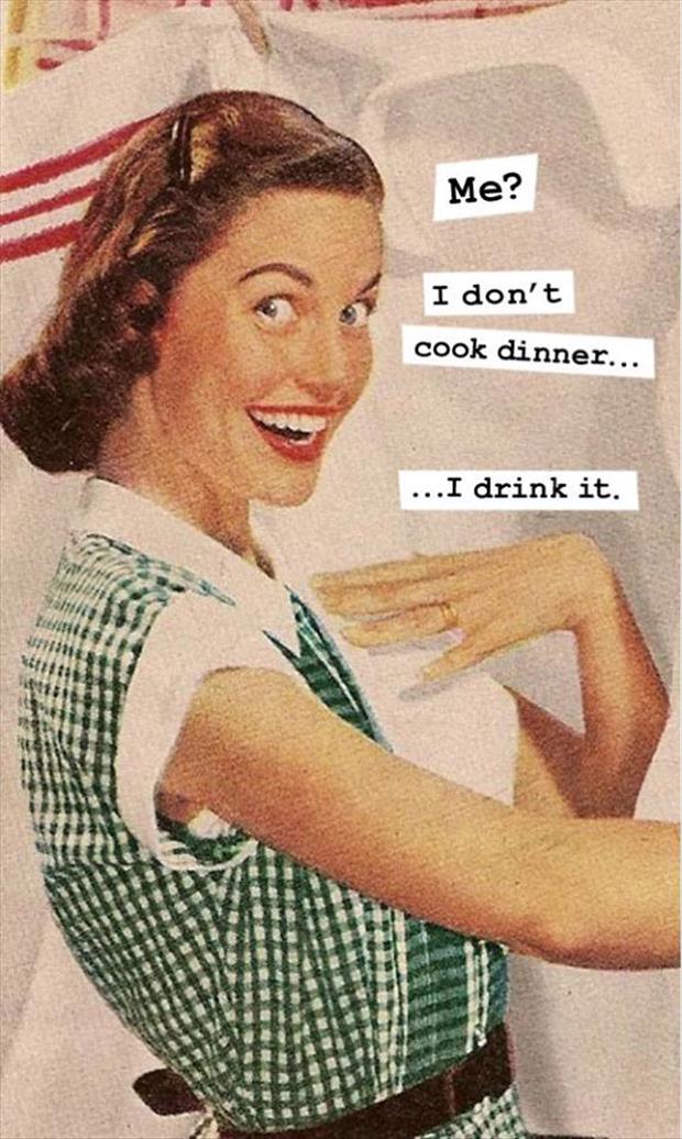 women don't cook dinner