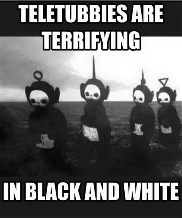 a teletubbies are weird