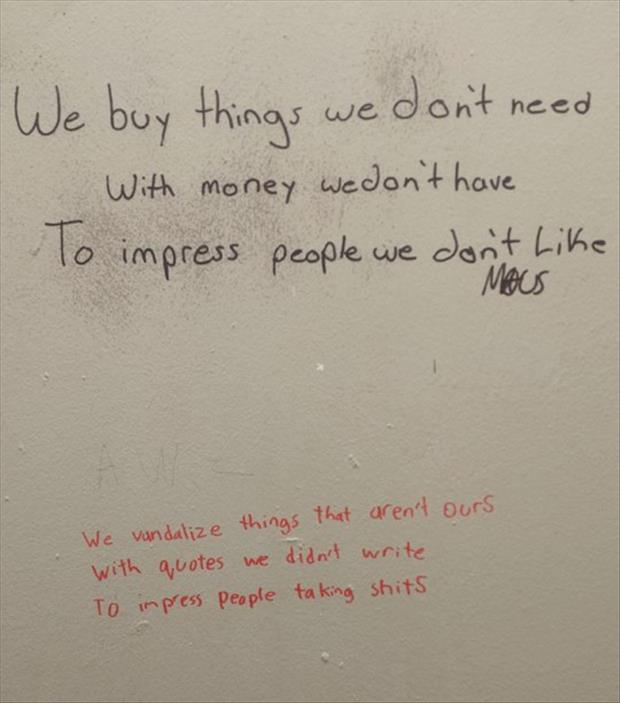 bathroom wall poems