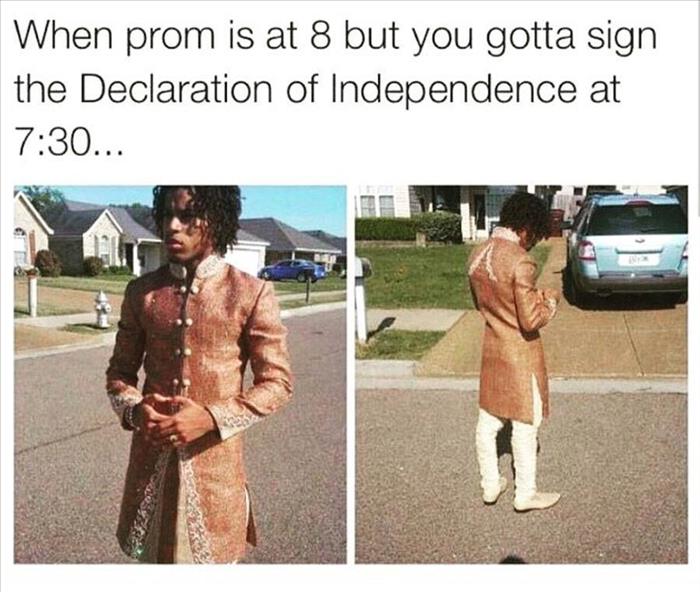 going to prom