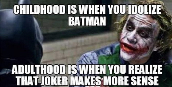 joker vs batman