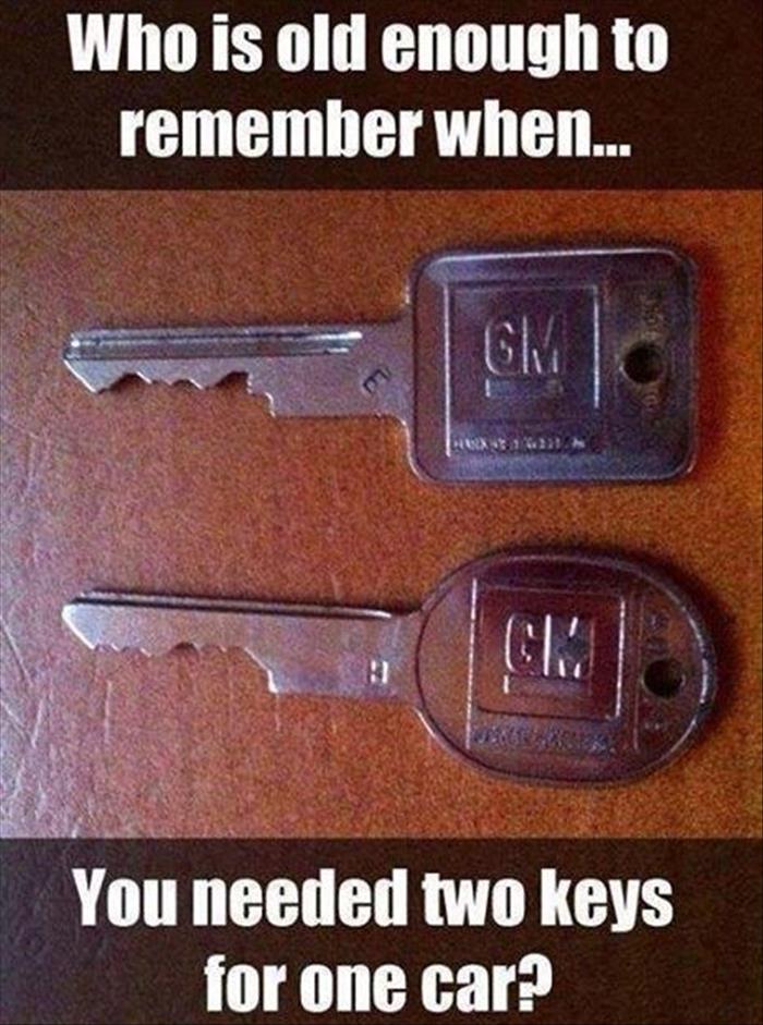 two keys for one car